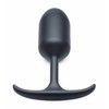 XR Brands Heavy Hitter Weighted Silicone Plug Extra Large Juodas