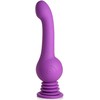IN Silicone Intimate Motion Device Violetinė - Rotating &amp; Thrusting, USB Rechargeable