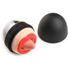 XR Brands Lickgasm Intimate Tongue Simulator, Atsparus vandeniui, Raudona, USB