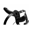 Xr Brands Supreme Pleasure Vibrating Double Silicone System with Adjustable Harness