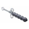 XR Brands Silicone Links XL Lubricant Applicator - 5-Loop, Juodas