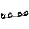 XR Brands Strict Adjustable Spreader Bar System, Juodas, PU Leather