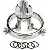 XR Brands Forced Spread Stainless Steel Expanding Plug 40mm