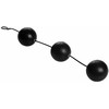 XR Brands XXL Triple Silicone Weighted Bead System Juodas 13in