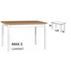 Drewmix Stalas medinis MAX III
