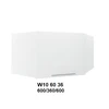Extom Kampinė pakabinama spintelė Sidabrinis W10 60 36