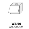 Extom Pakabinama spintelė gartraukiui INSOLITO W8 60