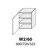Extom Pakabinama spintelė Sidabrinis W2 60