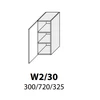 Extom Pakabinama spintelė Sidabrinis W2 30