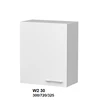 Extom Pakabinama spintelė Sidabrinis W2 30