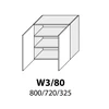 Extom Pakabinama spintelė Sidabrinis W3 80