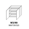 Extom Pakabinama spintelė Sidabrinis W3 90