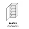 Extom Pakabinama spintelė Sidabrinis W4 45