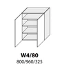 Extom Pakabinama spintelė Sidabrinis W4 80