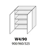 Extom Pakabinama spintelė Sidabrinis W4 90