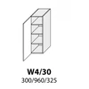 Extom Pakabinama spintelė Sidabrinis W4 30