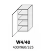 Extom Pakabinama spintelė Sidabrinis W4 40