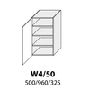 Extom Pakabinama spintelė Sidabrinis W4 50