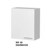 Extom Pakabinama spintelė Sidabrinis W4 50