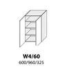 Extom Pakabinama spintelė Sidabrinis W4 60