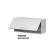 Extom Pakabinama spintelė Sidabrinis W4B 80