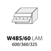 Extom Pakabinama spintelė Sidabrinis W4Bs 60 LAM