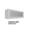 Extom Pakabinama spintelė Sidabrinis W4Bs 60 MDF
