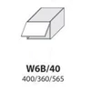Extom Pakabinama spintelė Sidabrinis W6B 40