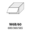 Extom Pakabinama spintelė Sidabrinis W6B 60