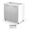 Halmar VENTO D-80/82 pastatoma virtuvinė spintelė