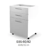 Halmar VENTO D3S-60/82 pastatoma virtuvinė spintelė