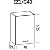 Liveo Pakabinama spintelė ELIZA EZ1/G40 LP 40