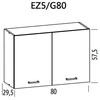 Liveo Pakabinama spintelė ELIZA EZ5/G80 80