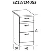 Liveo Pastatoma spintelė ELIZA EZ12/D40S3 venge