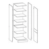 Liveo Pastatoma spintelė MODENA MD22/D60C