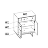 Lova Extom Komoda BROLO BROK09
