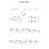 Signal Fotelis / Lova BILLY VELVET