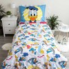 Patalynė bawełniana 140x200 Kaczor Donald Duck 9701 mėlyna poszewka 70x90