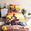 Patalynė bawełniana 140x200 Wino kieliszki poszewka 70x90