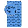 Prześcieradło bawełniane su gumką 90x200 Harry Potter mėlyna 8520 napisy vaikams