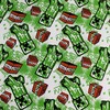 Minecraft Metro Art Creeper Vaikiška paklodė su guma, 90x200+25 cm