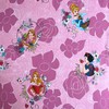 Pink Princesses "Rožinė 02" Vaikiška paklodė su guma, 90x200+25 cm