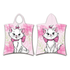 Pink Marie Cat "Rožinė flower" Vaikiškas rankšluostis-pončas, 50x115 cm