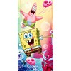 Rankšluostis Ręcznik plażowy 70x140 SpongeBob Kanciastoporty Patryk Rozgwiazda gąbka bawełniany dziecięcy 0841