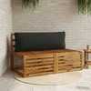 Atlošo pagalvė PUTTEN 100% poliesteris Juoda 120 x 40 x 15 cm