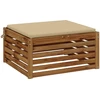 Sėdynių pagalvėlės SOEST 100% poliesteris Smėlio 60 x 60 x 3 cm