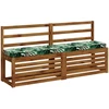 1 dalies suoliuko pagalvė VUGHT 100% poliesteris Lapų raštas