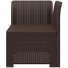 1-Vietis Sodo Sofas, Atrodo kaip Ratano PP Ruda
