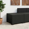 1-Vietis Sodo Sofas, Atrodo kaip Ratano PP Antracito