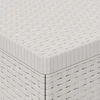1- vietis Sodas Sofas Ratanas PP Balta 55 x 55 x 39 cm